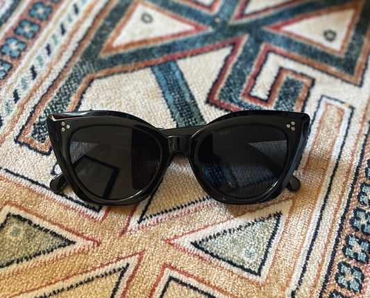 Sunglasses, Black Cat Eye